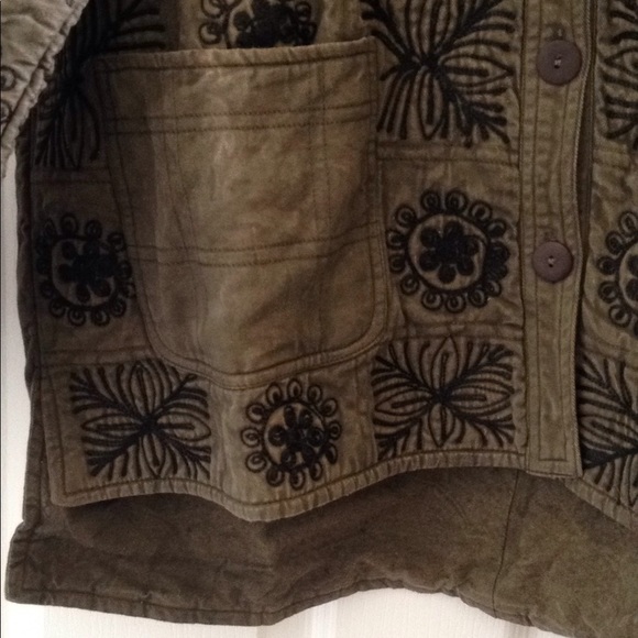 FINAL MARKDOWN Ladies' Embroidered Unlined Jacket small - Picture 4 of 5